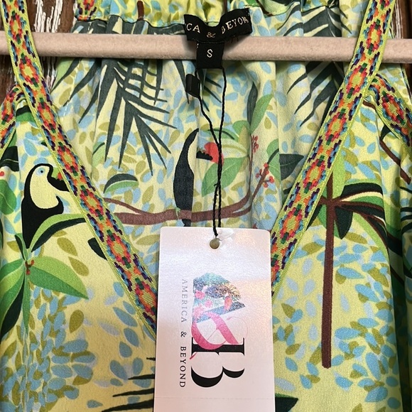 NWT AMERICA AND BEYOND MAXI SUNDRESS, size small - Picture 4 of 7